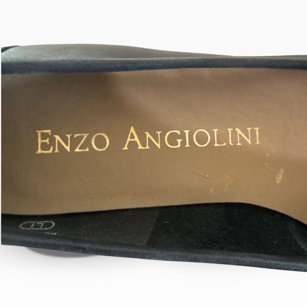 Enzo Angiolini Mesalina Navy Blue Ballet Flats Size 6 - Picture 6 of 7